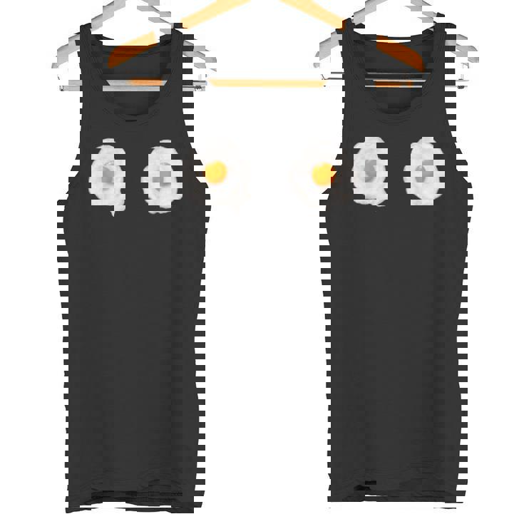 目玉焼きおっぱいビキニ卵おかしいハロウィンコスチューム タンクトップ