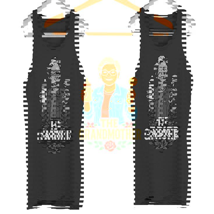 祖母のおばあちゃんのおばあちゃんのおもしろいデザイン タンクトップ