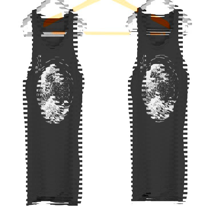 神奈川沖大波 北斎日本美術 タンクトップ