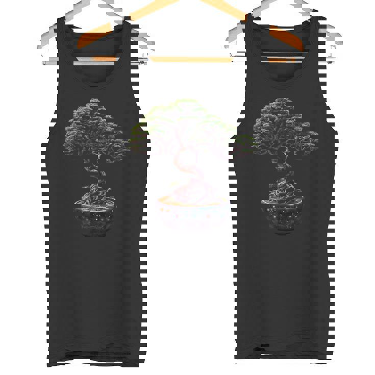 神秘的な盆栽の木 タンクトップ