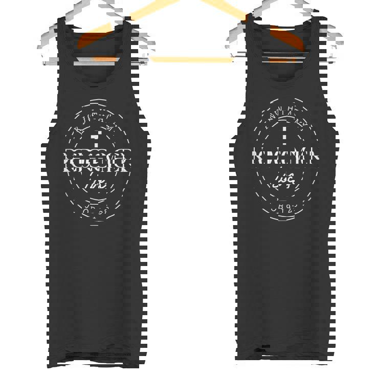 私の贖い主は生きておられる ヨブ記 聖書の言葉 タンクトップ