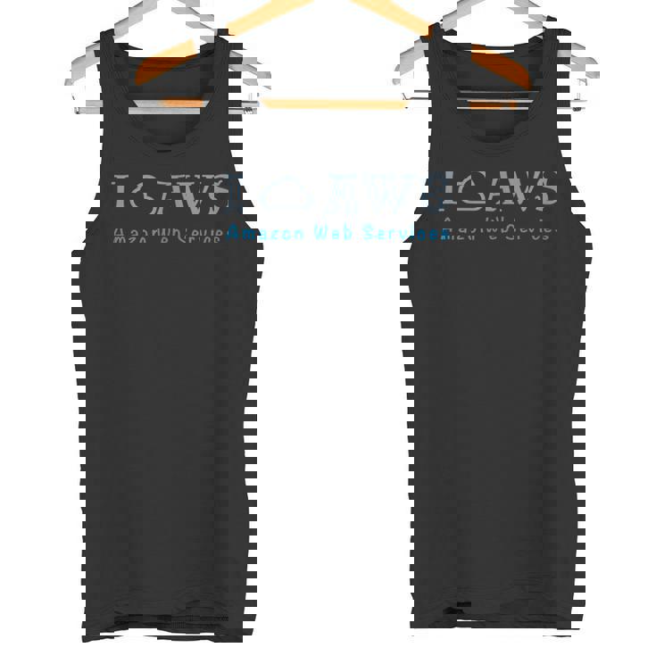 私はawsが大好きです タンクトップ