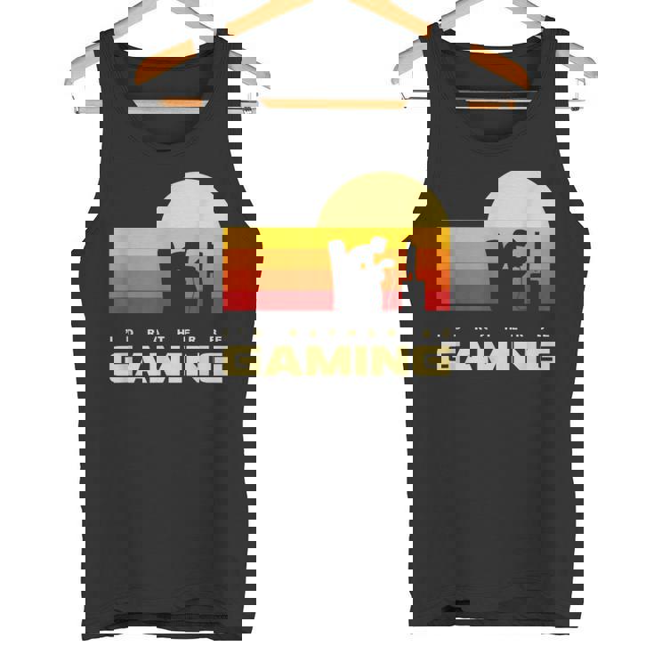 私はむしろゲームをしたい タンクトップ