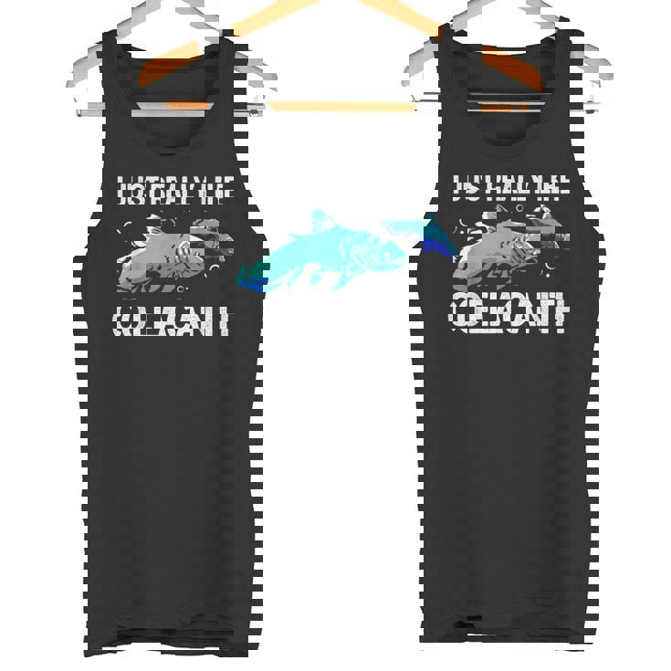 私はシーラカンスが本当に好きです タンクトップ