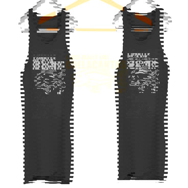 私はシーラカンスが本当に好きですok タンクトップ