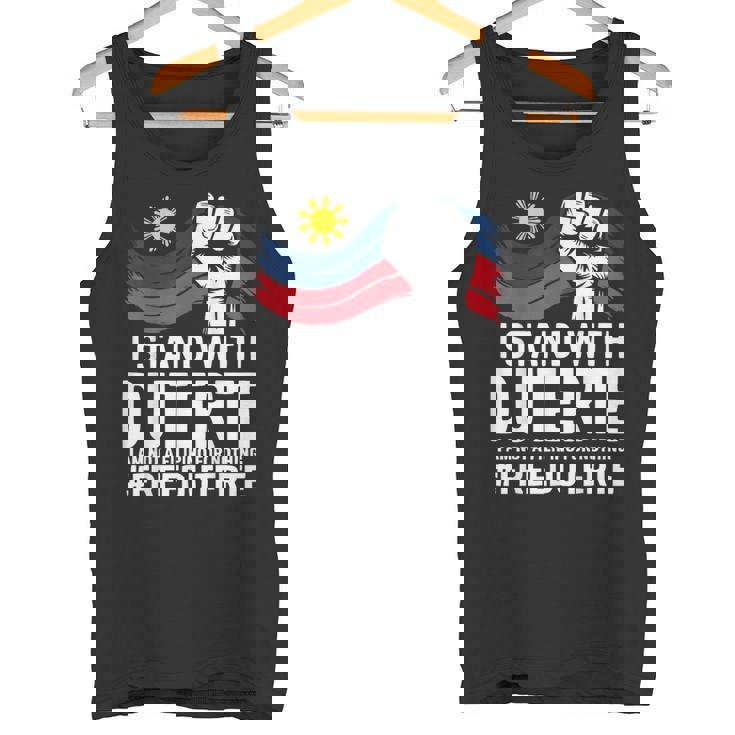 私はドゥテルテを支持します。私は何の理由もなくフィリピン人ではありません-無料prrd タンクトップ