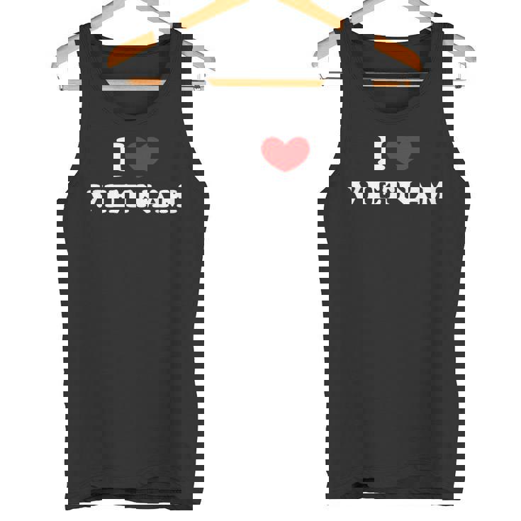 私はベトナムが大好きです、私はベトナムを心から愛しています タンクトップ