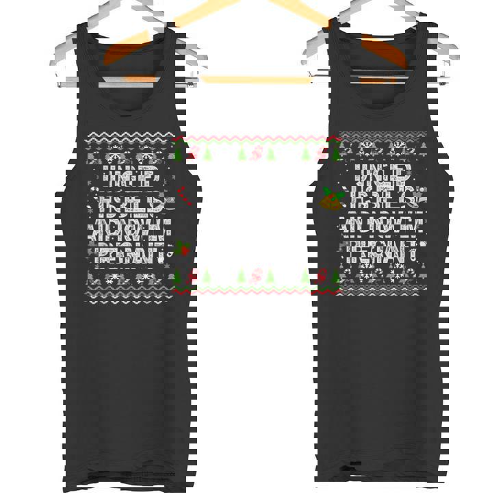 私は彼のベルを鳴らして今妊娠中クリスマス妊娠 タンクトップ