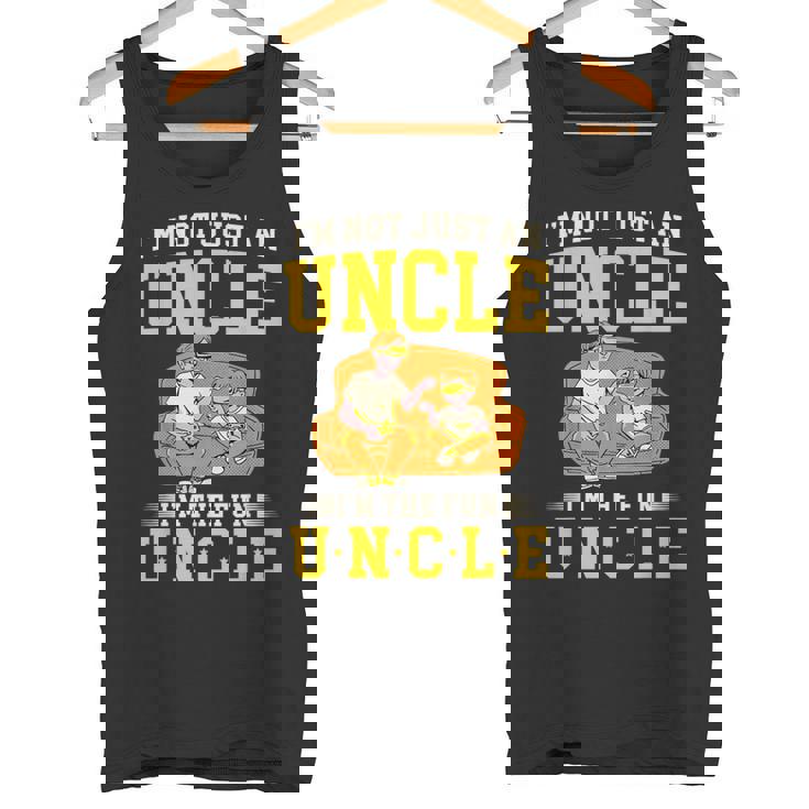 私は楽しいおじさんです 面白いパーティー愛好家のおじさん コスチュームのおじさん タンクトップ