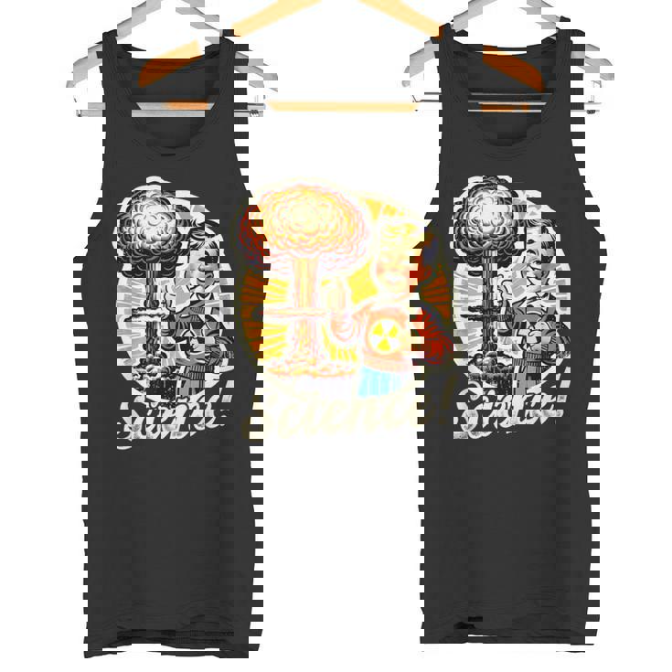 科学 核 原爆 爆発 レトロ 面白い 言葉 タンクトップ