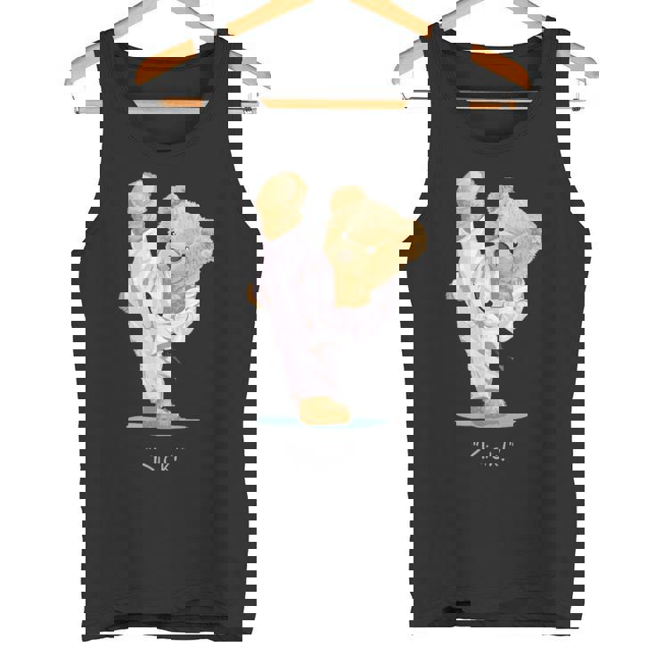 空手 子供用 テディベア テコンドー ボーイズ メンズ タンクトップ