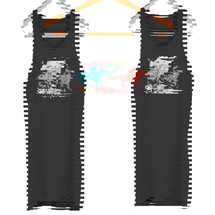 競馬 乗馬 トラックレース ロデオ 乗馬 ライダー タンクトップ