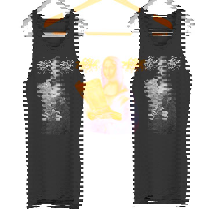 競馬 馬tシャツ モナリザ おもしろ ウマ レース 馬 乗馬 競馬 面白いtシャツ メンズ グッズ ネタ 大人 男性 タンクトップ