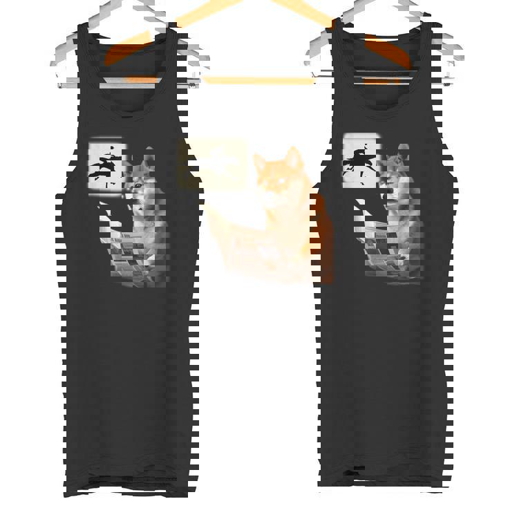 競馬 馬tシャツ 柴犬 シバイヌ 面白いtシャツ ウマ レース 馬 乗馬 メンズ おもしろグッズ ネタ 大人 男性 タンクトップ