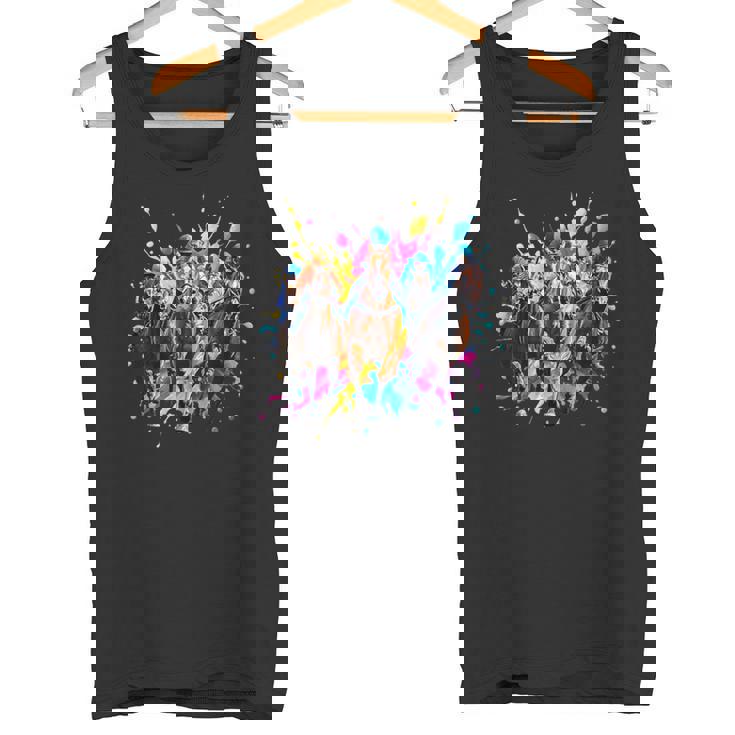 競馬 馬tシャツ 面白いtシャツ カラフル おもしろ ウマ レース 馬 乗馬 競馬 メンズ グッズ ネタ 大人 男性 タンクトップ