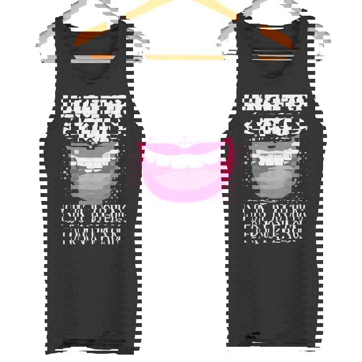 笑いヨガは理由もなくただ笑うだけの瞑想 タンクトップ