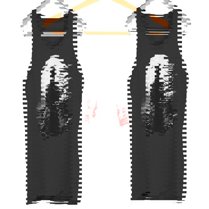 筒垣 ステンシル 染付 日本 美術 ギフト おもしろ タンクトップ