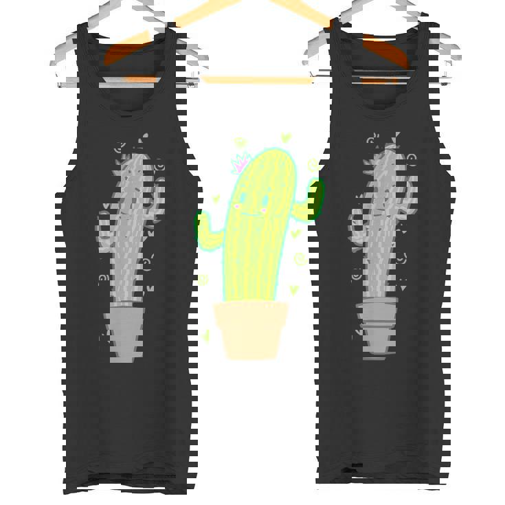 素敵なムードのサボテン タンクトップ