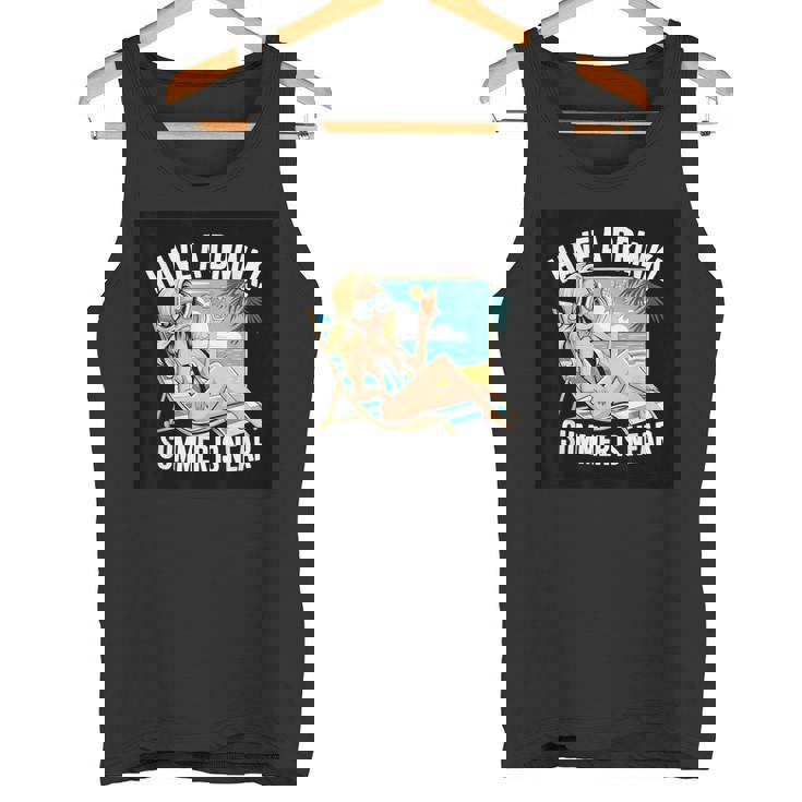 素敵な夏の言っているビーチモチーフ タンクトップ