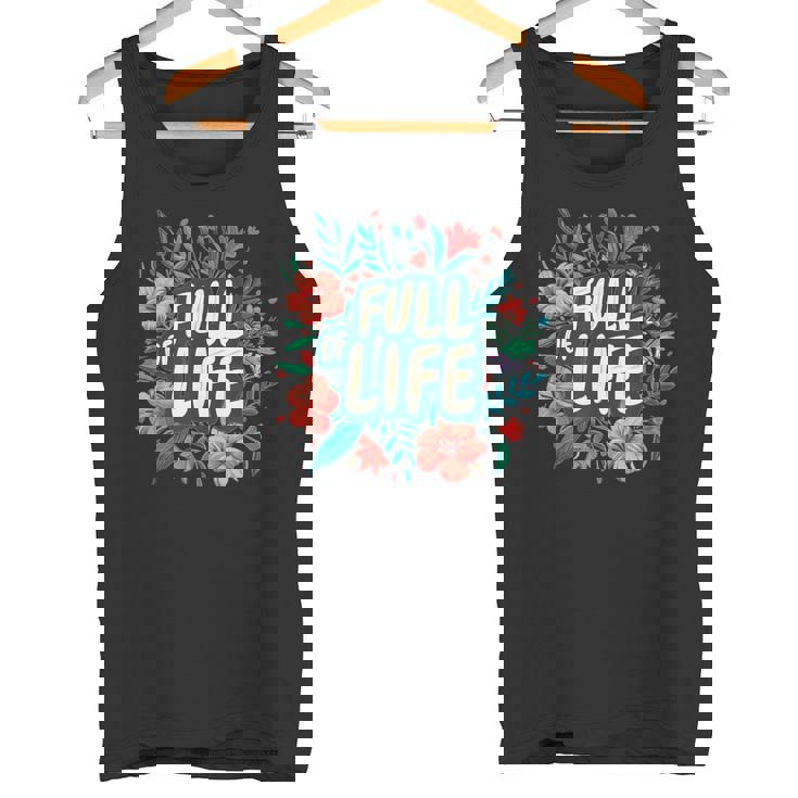 素敵な花のコスチュームでいっぱいの人生。 タンクトップ