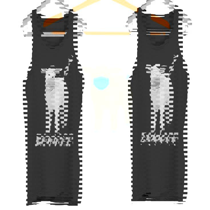 羊または羊 ワクチン防止マスク タンクトップ