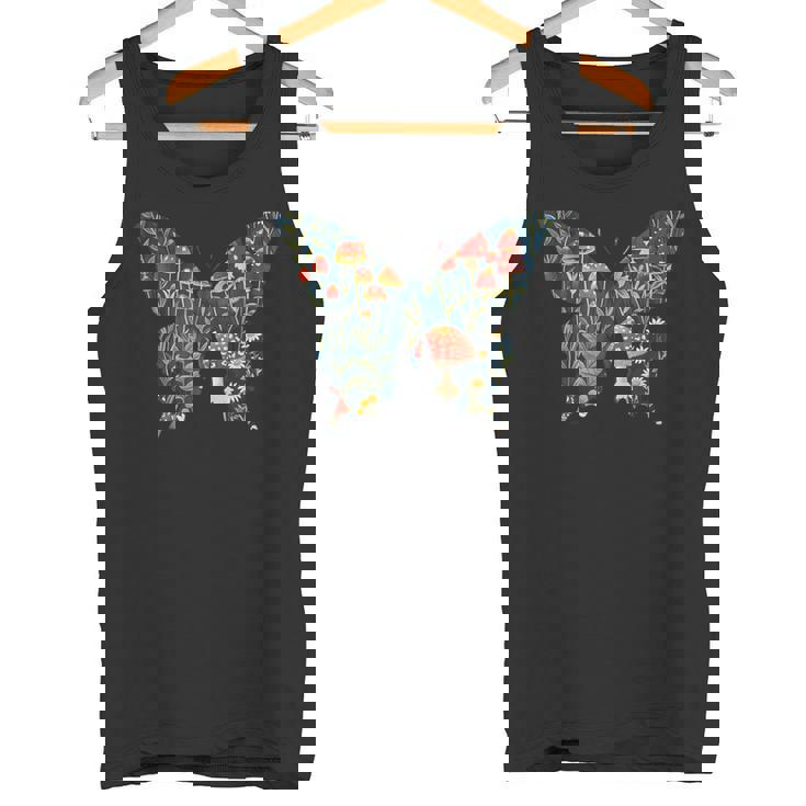 美的シルエット きのこ コッタグコア バタフライ タンクトップ