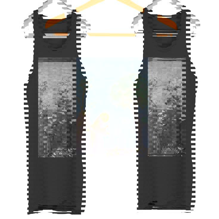 聖フランシスコ 鳥への説教 ジョット作 1299 タンクトップ