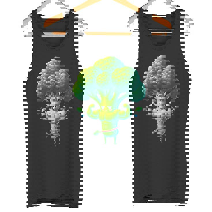 腹筋付き筋肉ブロッコリー タンクトップ