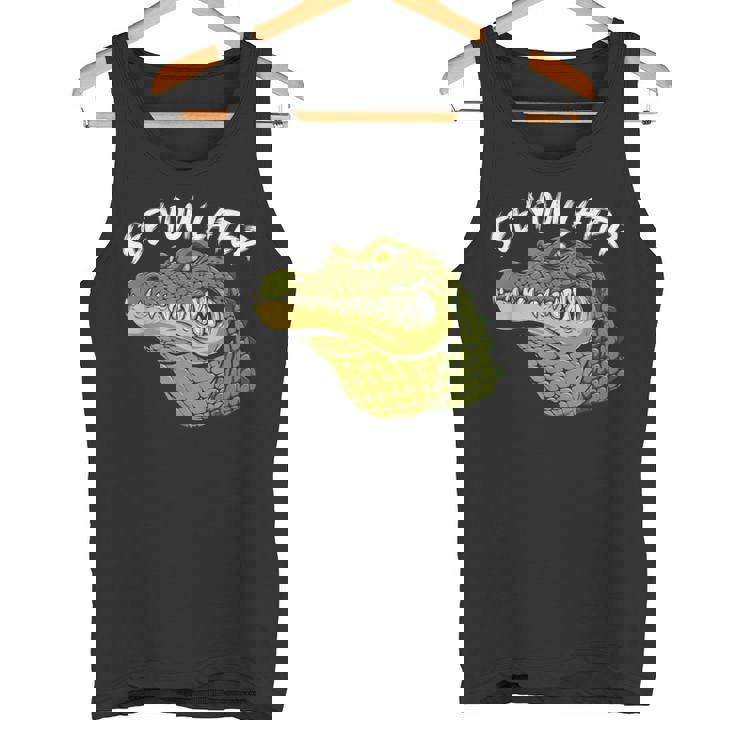 自分らしく生きるか、ワニになるか クロコダイルの言葉 タンクトップ