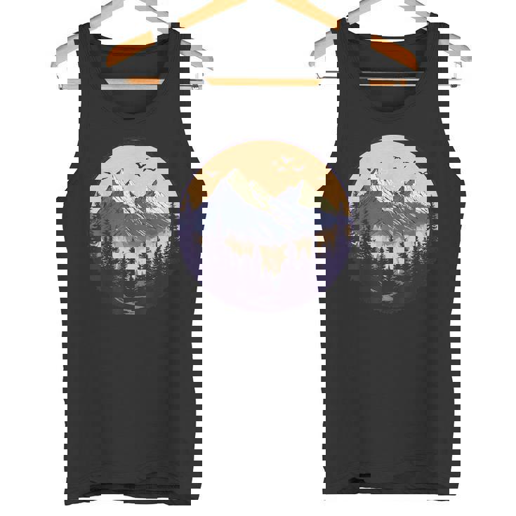 自然の中でのハイキング、ハイキング タンクトップ