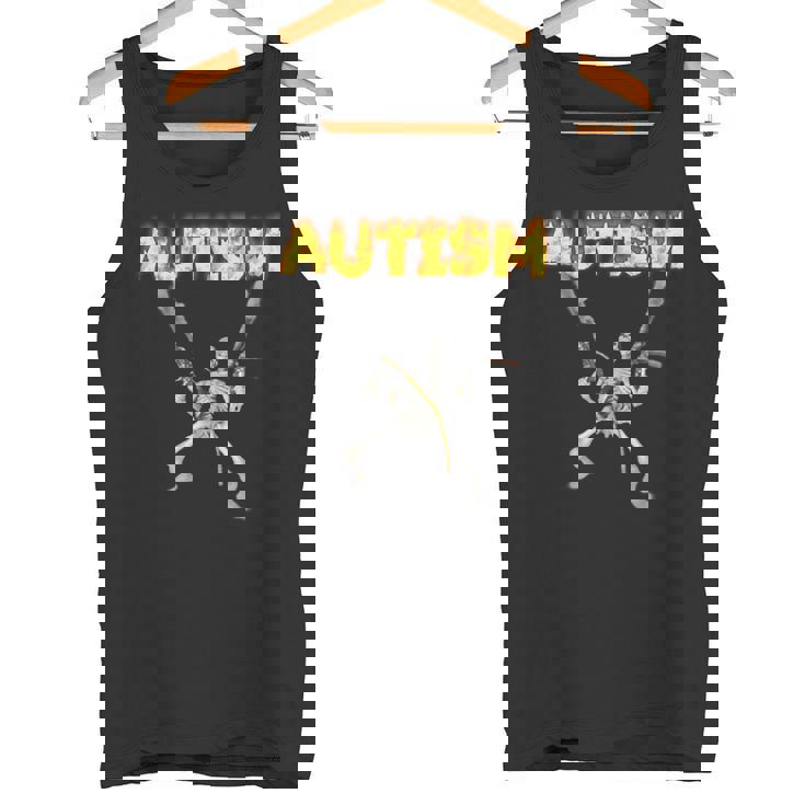 自閉症スケルトンミーム タンクトップ