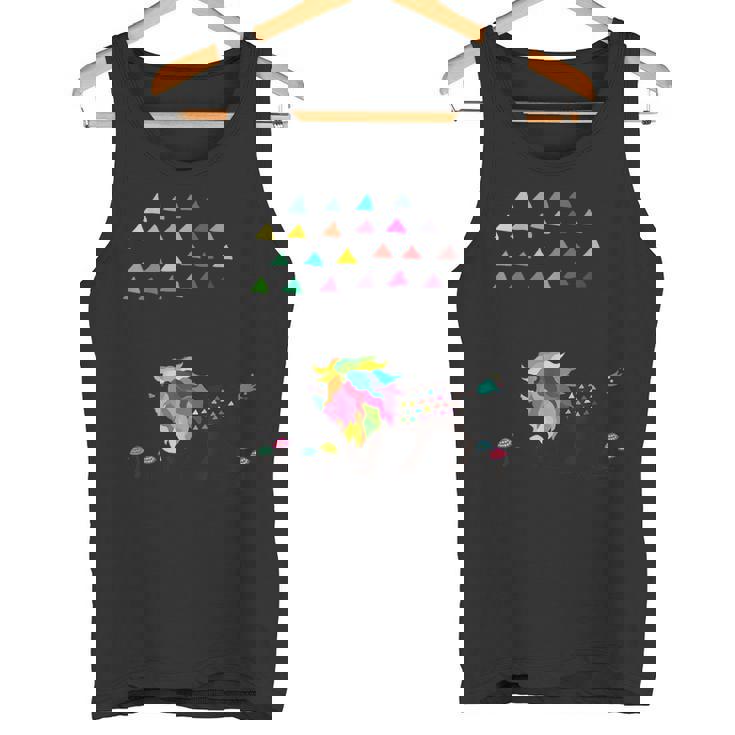 虹色のライオン タンクトップ