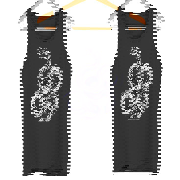 蛇蛇スリザリングブラックワーク タンクトップ