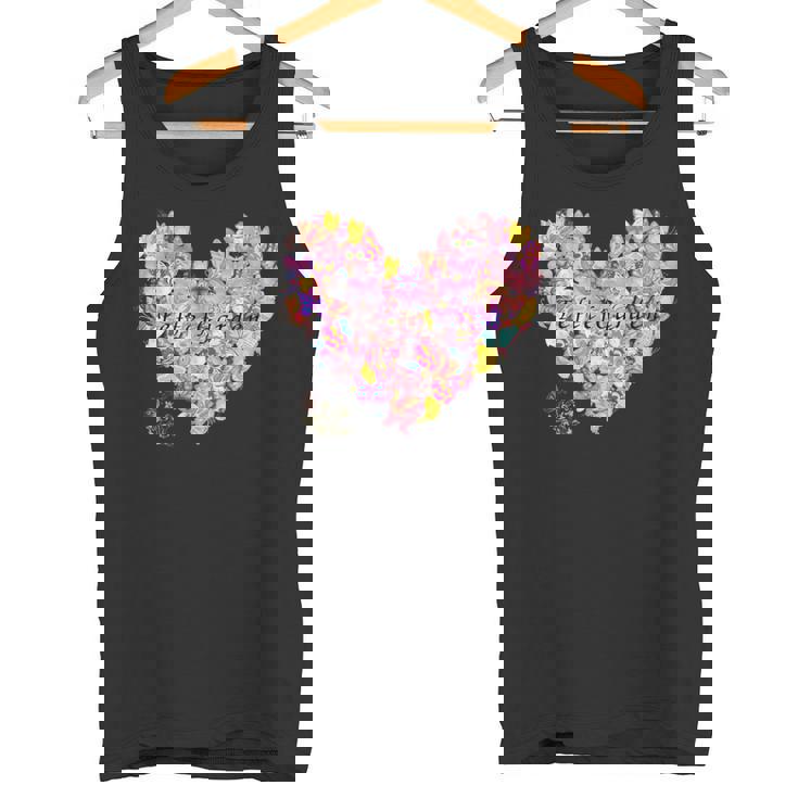 蝶 ハート かわいい 庭 タンクトップ