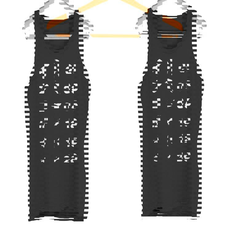 視力検査 インコがすき インコ好き インコの飼い主 セキセイインコ 用務 コザクラインコ オカメインコ インコ飼い タンクトップ