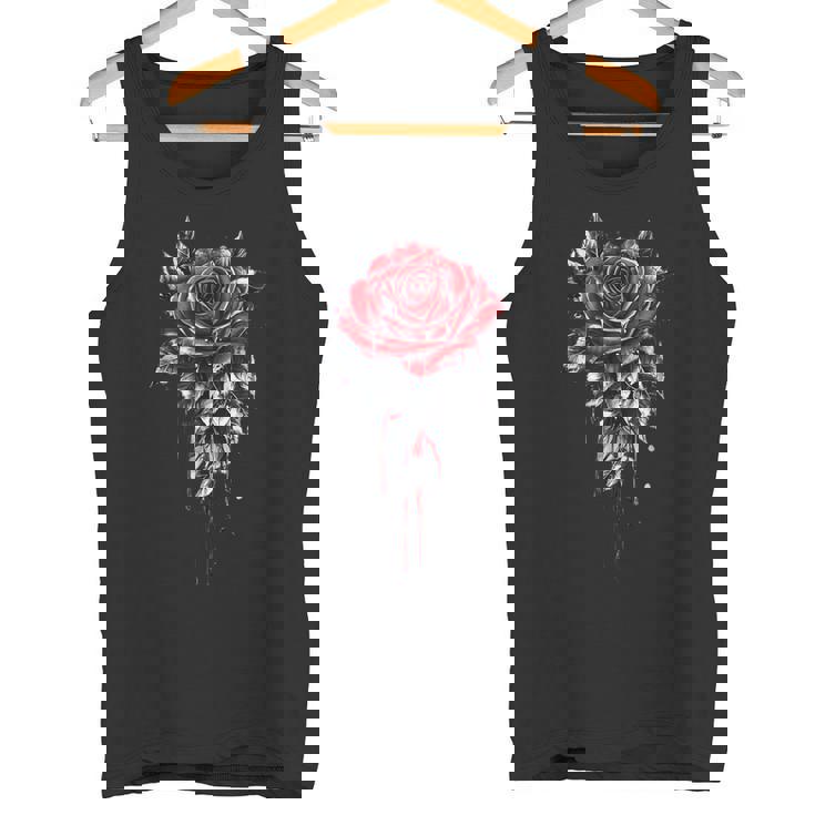 赤いバラ 花 ボタニスト 庭 花 バラ タンクトップ