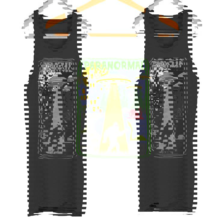 超常現象 ビッグフット ネス湖 Mothman Aliens Cryptid タンクトップ