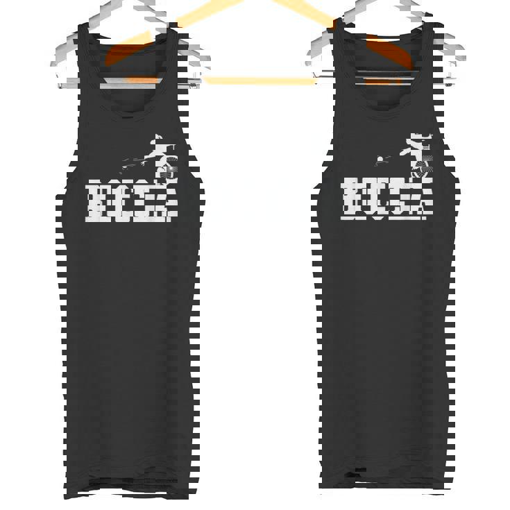 車椅子のボッチャ タンクトップ