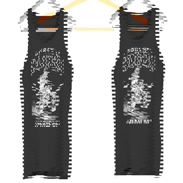 還暦祝い バイク好きな60歳の記念 お祝い オフロード、モトクロスバイク タンクトップ