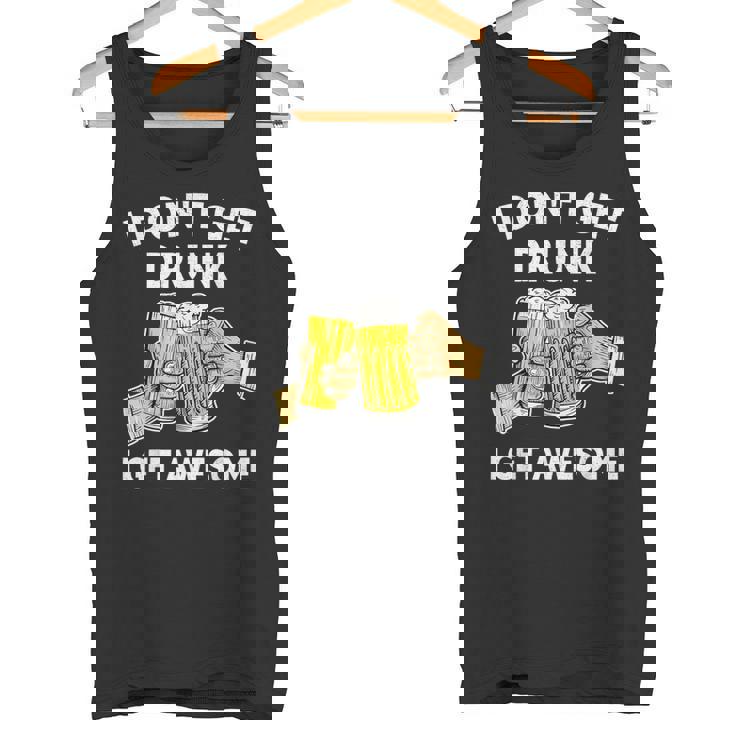 酔わないで最高になる-面白いアルコール タンクトップ