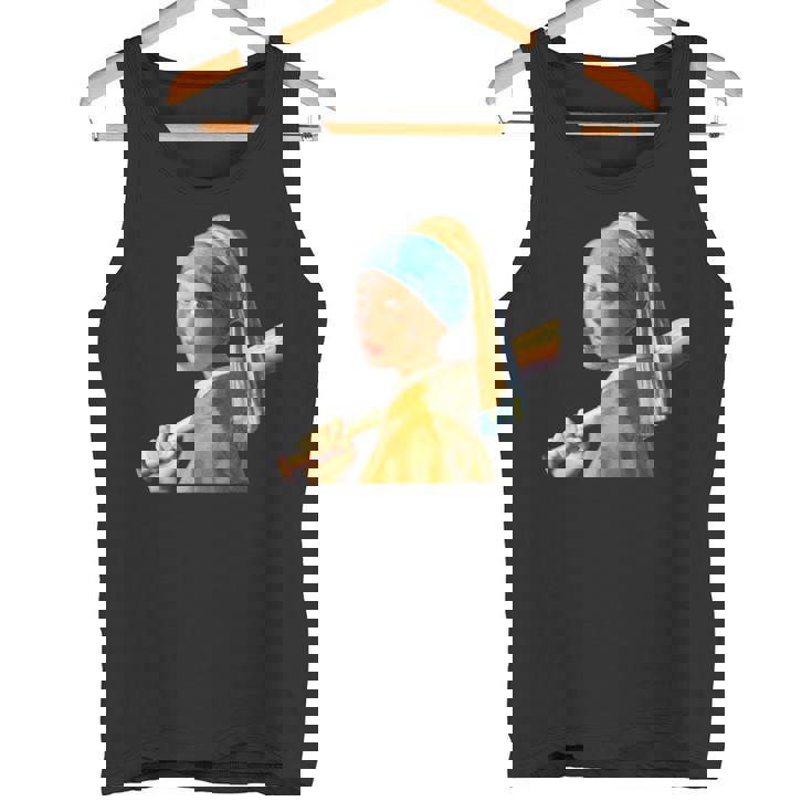 野球 面白いtシャツ フェルメール ベースボール おもしろ 服 ネタ メンズ 野球部 おもしろグッズ 子供 タンクトップ