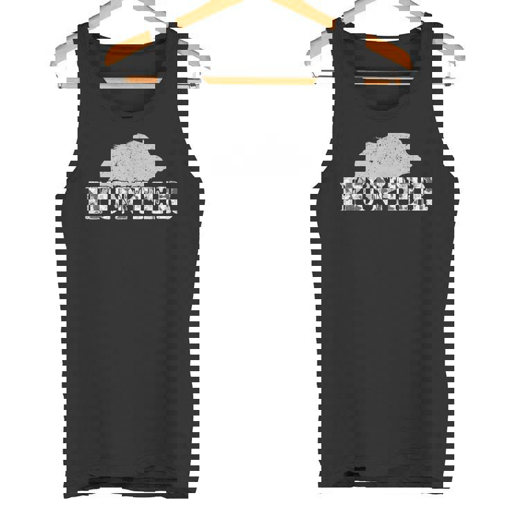 野生の豚 ハンター 野生の猪狩猟 野生の豚 狩猟 タンクトップ