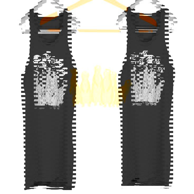 野生動物のミーアキャットアルコールビール タンクトップ