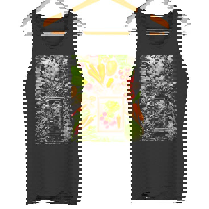 野菜農場フレッシュオーガニック野菜 タンクトップ