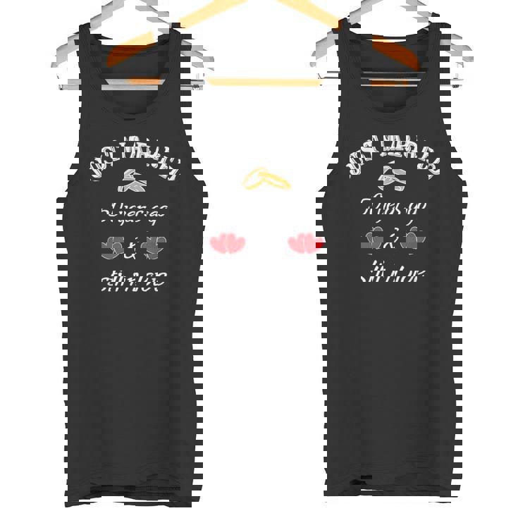 金婚式 結婚して50年の幸せな生活 タンクトップ