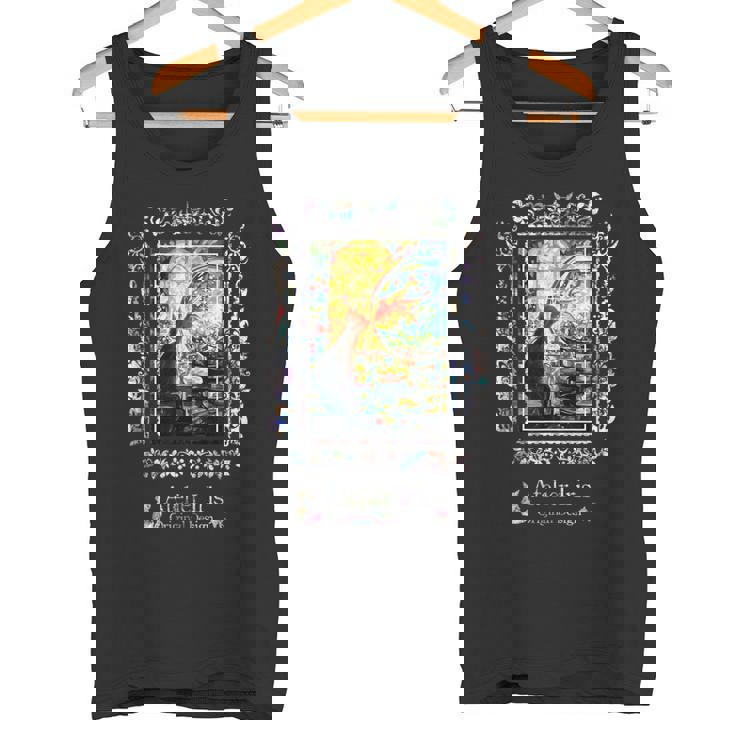 金魚さんとチュッ 猫 金魚 タンクトップ