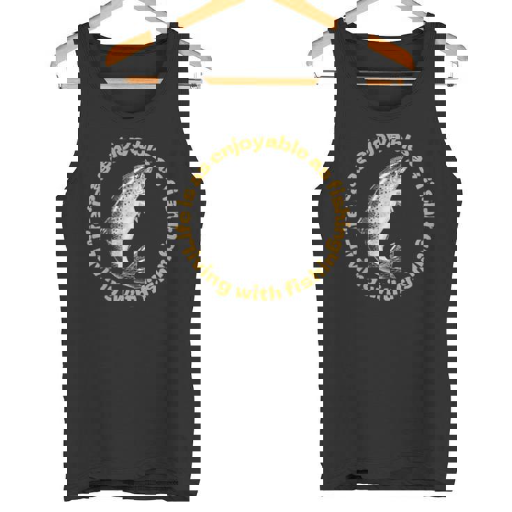 釣りを愛する人全てに北海道とかちの釣りを楽しんで欲しい タンクトップ