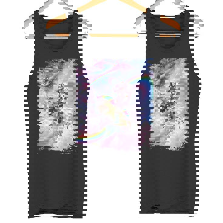 銀河 宇宙飛行士 猫 乗馬 虹 シャーク タンクトップ