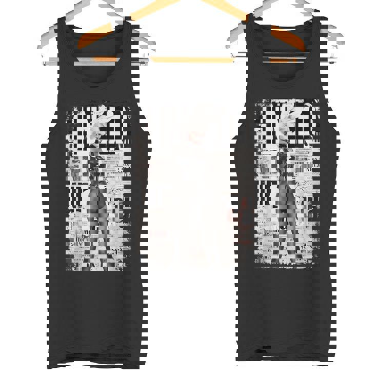 雑誌の表紙ヴィンテージガールバニーコラージュセクシーモデルピンナップ タンクトップ