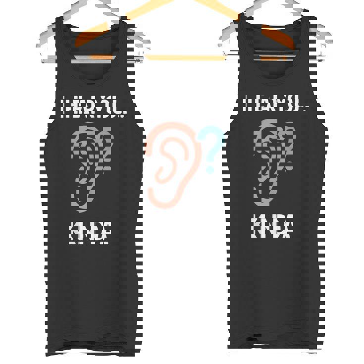 難聴啓発聴覚障害者文化asl学生cochlear タンクトップ